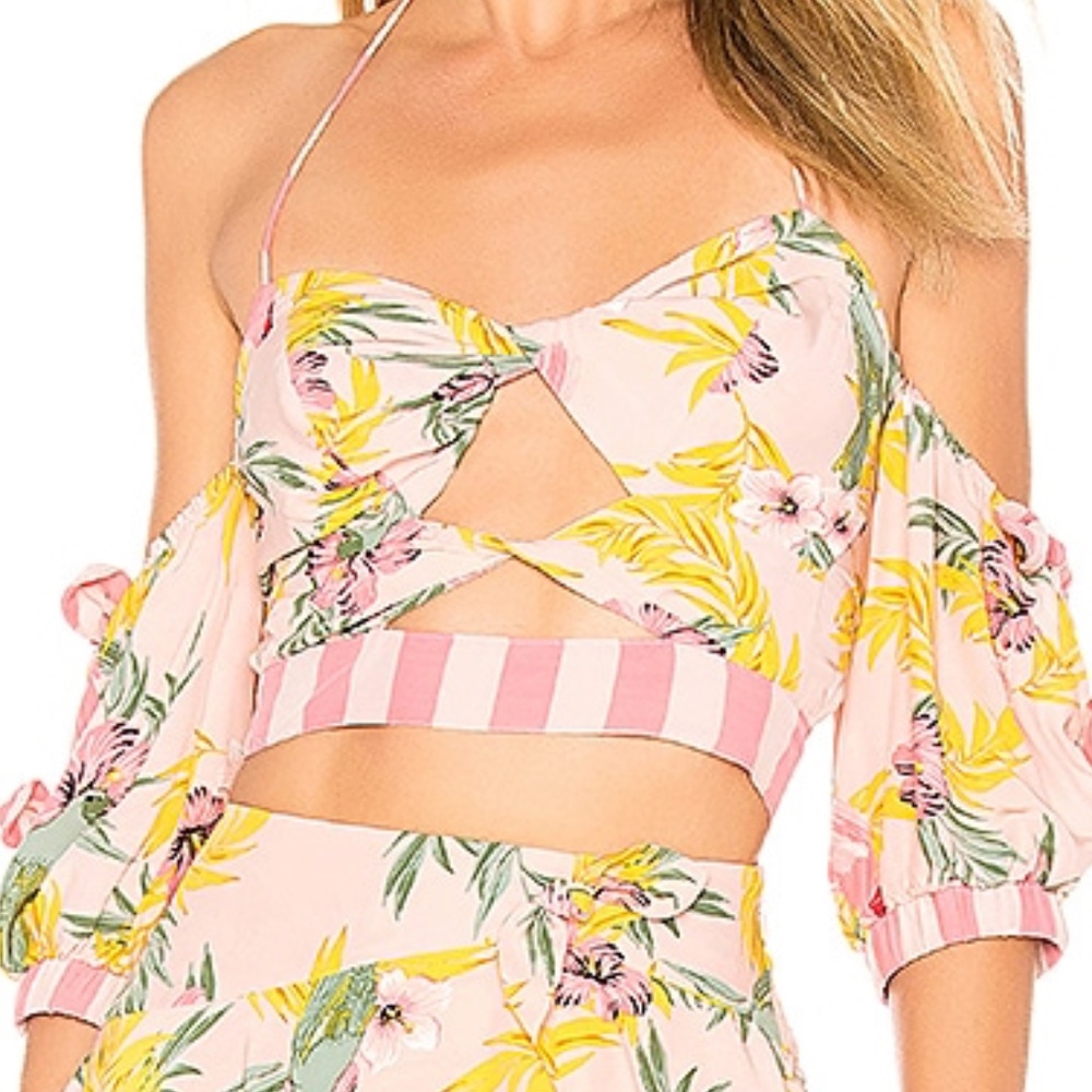 Antigua Crop Top For Love & Lemons